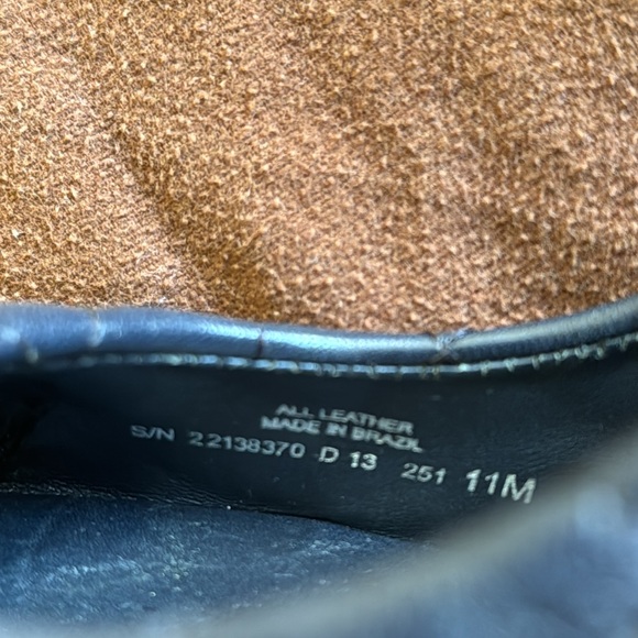 Preowned rare Tory Burch Navy Quilted Wedges 11 M. - Picture 11 of 12